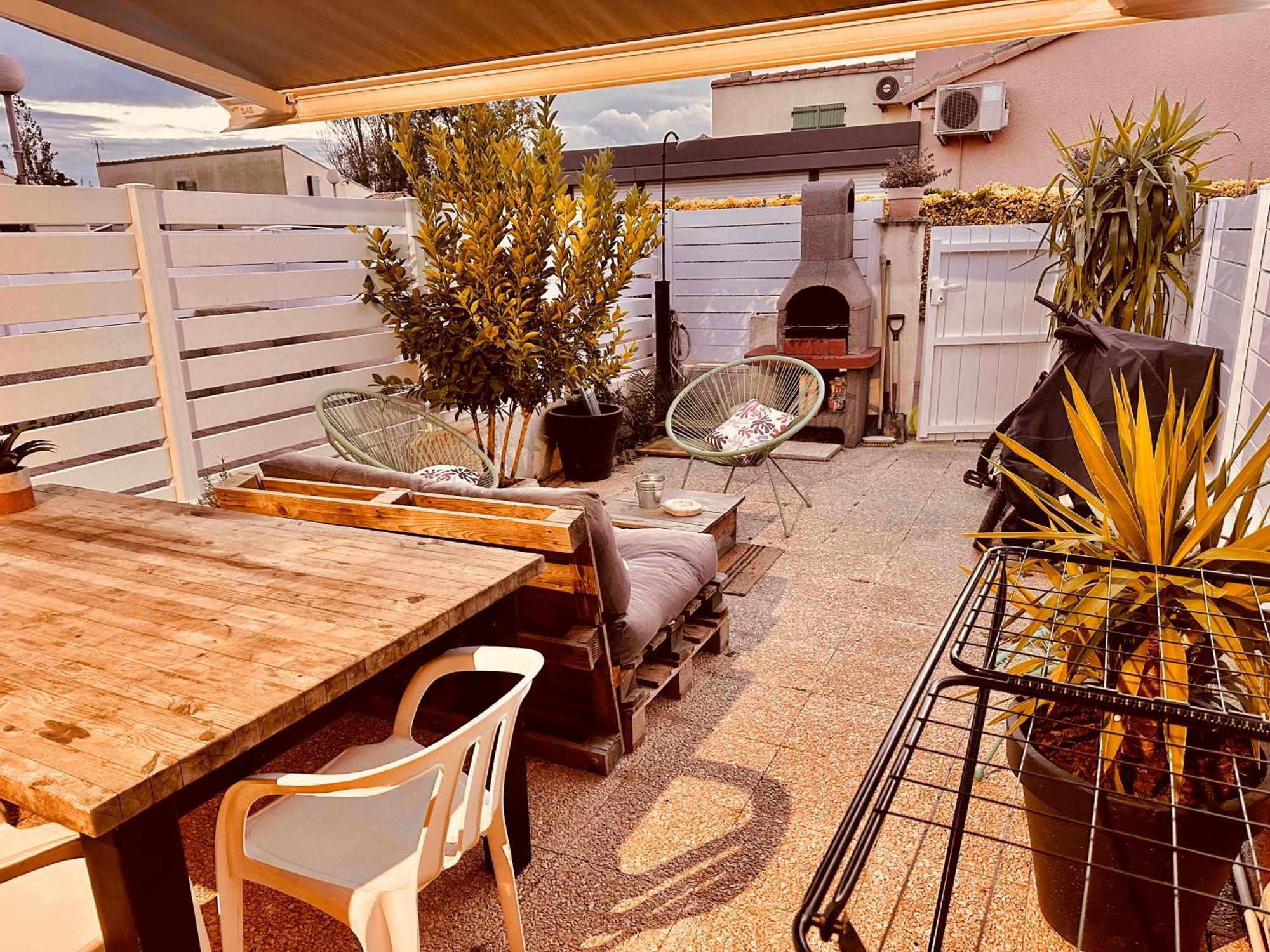 Residence Le Sunset Marseillan-Plage, Entre Mer Et Lagune De Thau, Etape Velo, Famille, Couple, Vrp, Toutou Admis, Jardin, Parking Prive Gratuit, Velos, Clim, Wifi Fibre Gratuite, Commodites, Plage Et Piste Cyclable A Proximite, 6 Couchages Nous Cont Екстериор снимка