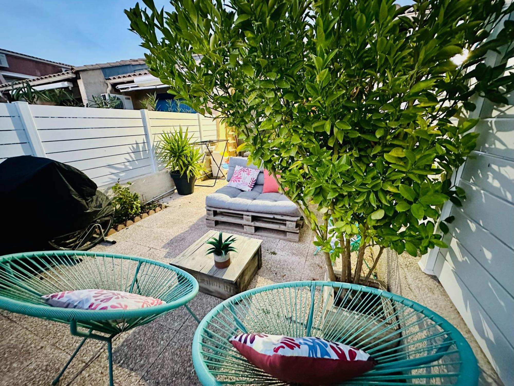 Residence Le Sunset Marseillan-Plage, Entre Mer Et Lagune De Thau, Etape Velo, Famille, Couple, Vrp, Toutou Admis, Jardin, Parking Prive Gratuit, Velos, Clim, Wifi Fibre Gratuite, Commodites, Plage Et Piste Cyclable A Proximite, 6 Couchages Nous Cont Екстериор снимка